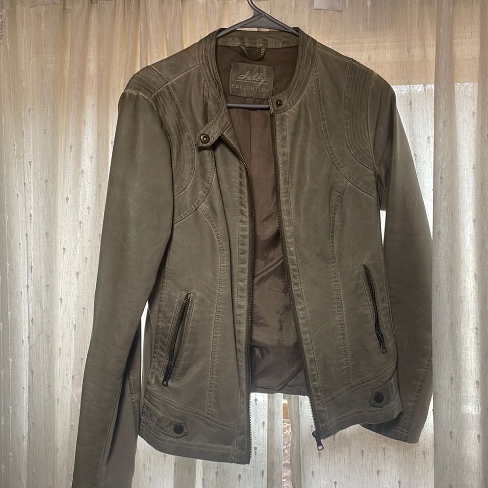 leather jacket(not real leather)